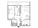 Grundriss - Augsburg von oben: Gemütliche 3-Zimmer Wohnung mit Tiefgaragenstellplatz